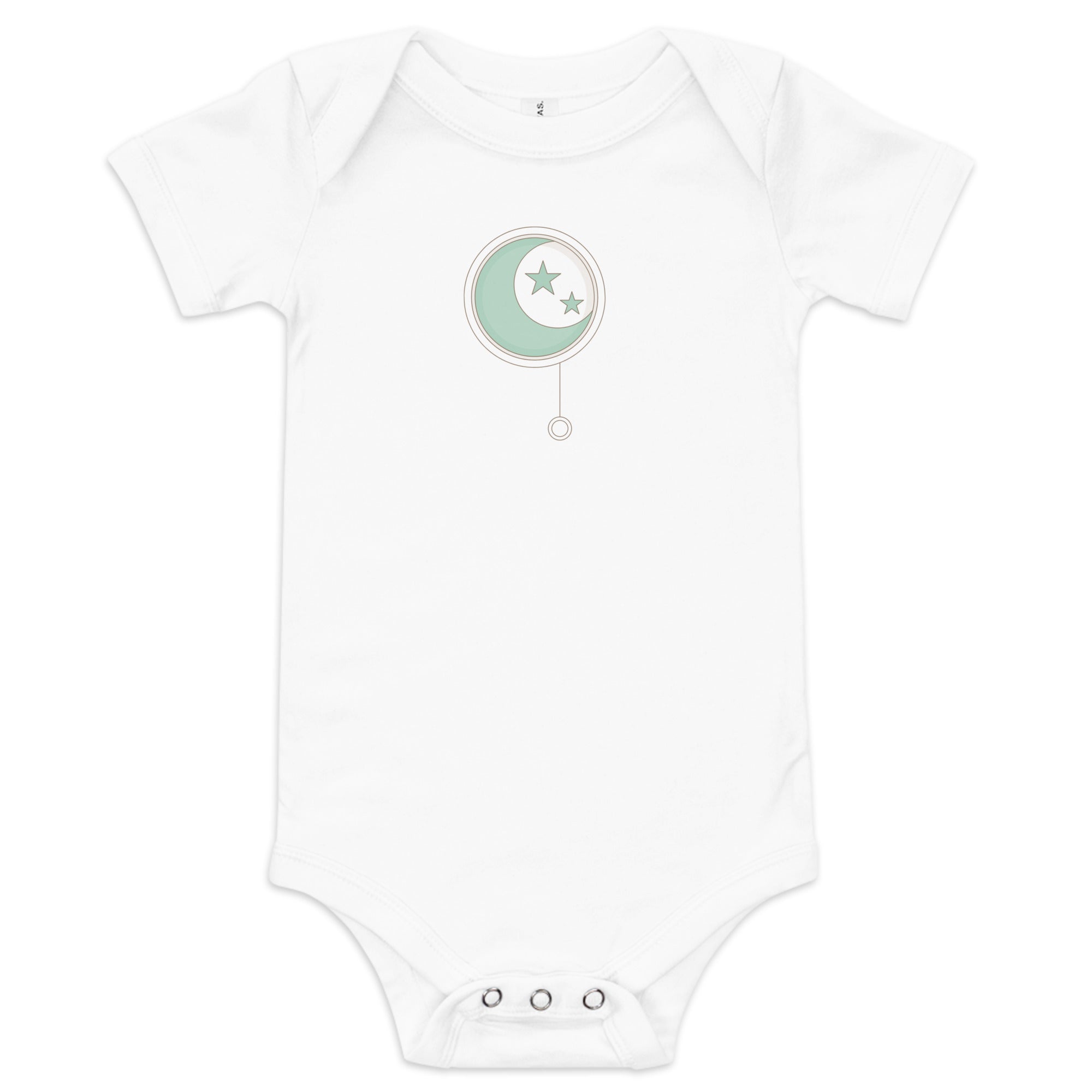 Sweet Dreams Onesie for the Minimalist Infants: Short Sleeve Baby Bodysuit