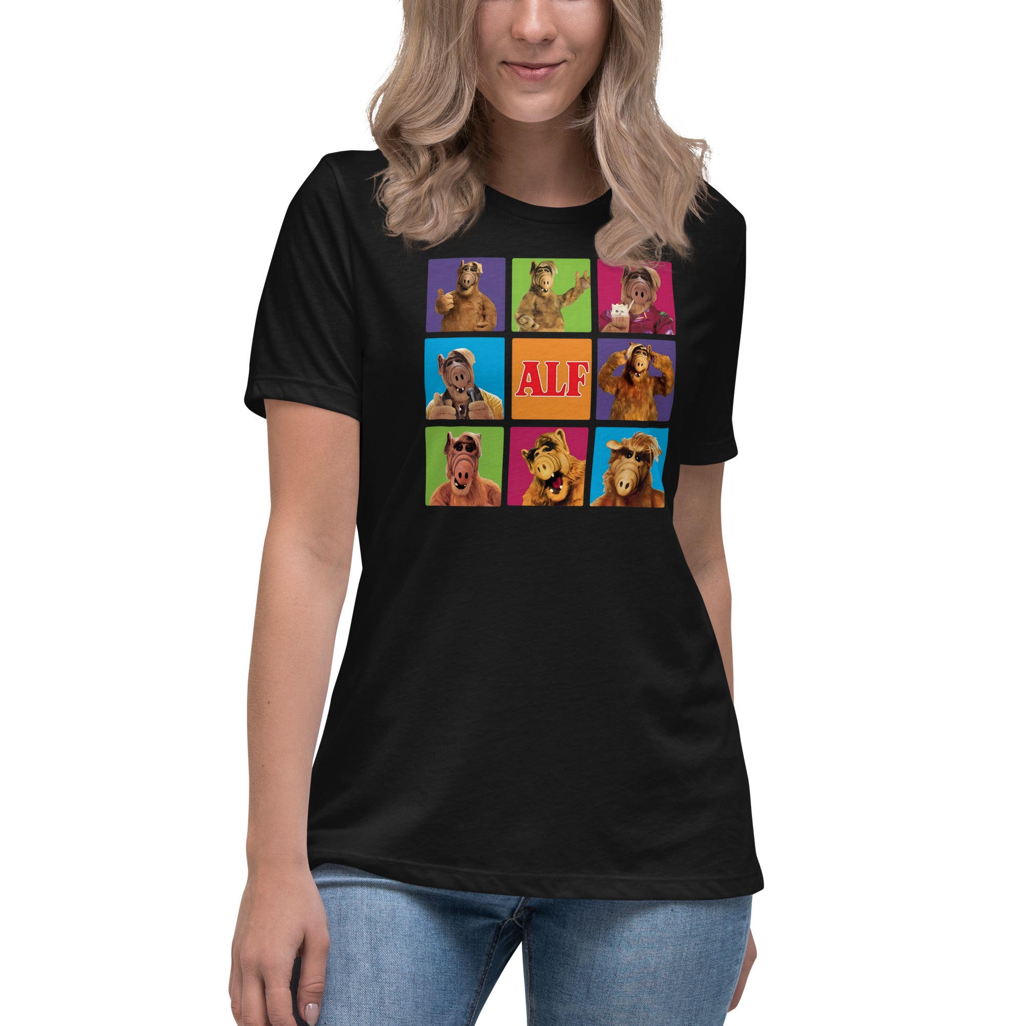 Women's ALF Print Soft Relaxed T-Shirt